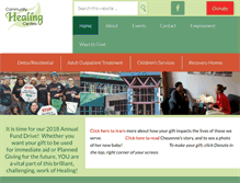 Tablet Screenshot of communityhealingcenter.org